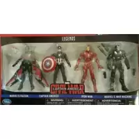 Marvel's Falcon, Captain America, Iron Man and Marvel's War Machine 4 pack