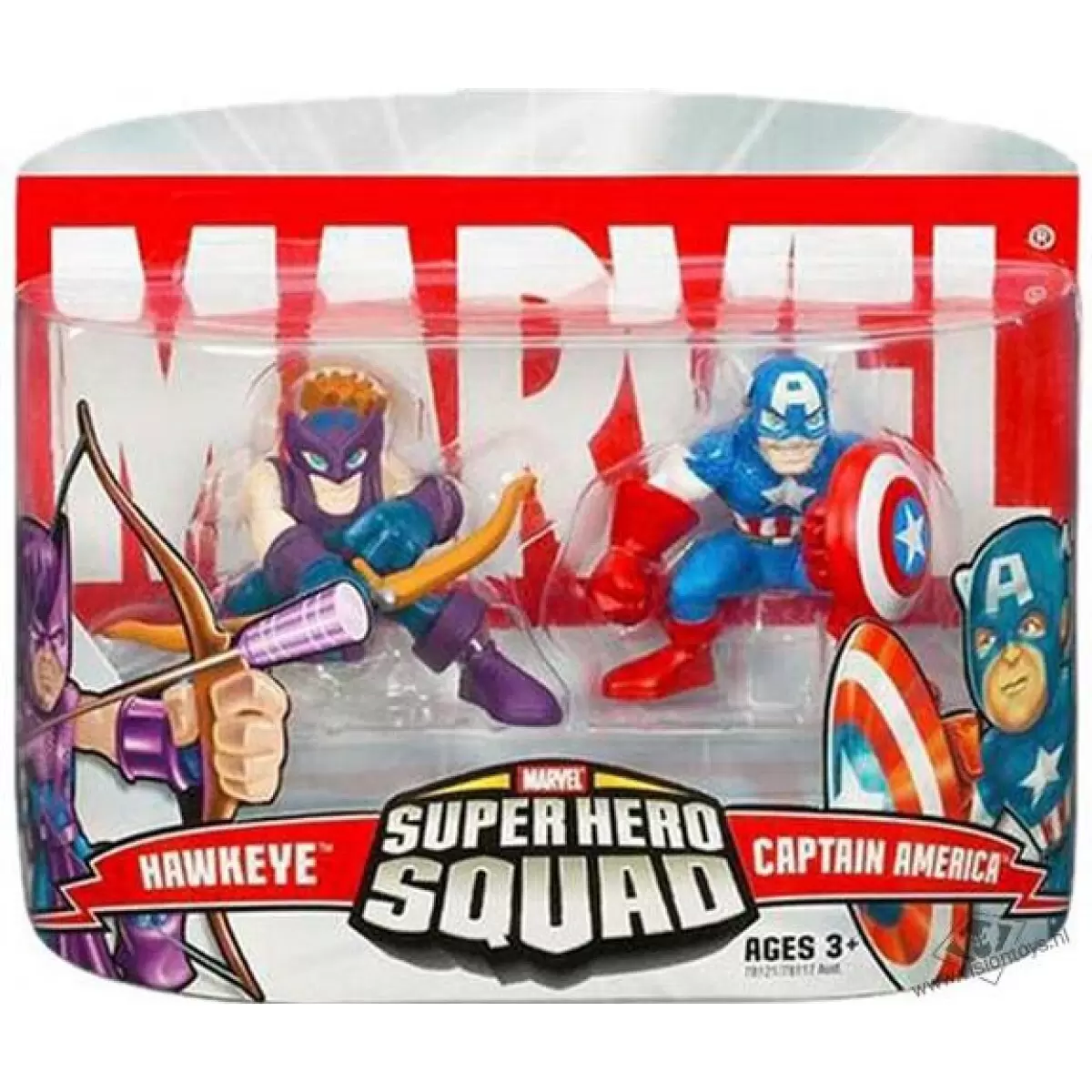 Marvel Super Hero Squad - Hawkeye & Captain America