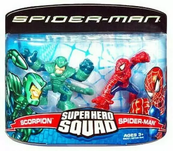Marvel Super Hero Squad Action Figures - Scorpion & Spider-Man
