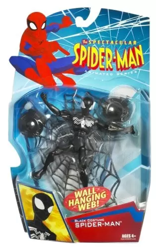 The Spectacular Spider-Man - Black Costume Spider-Man Wall Hanging Web