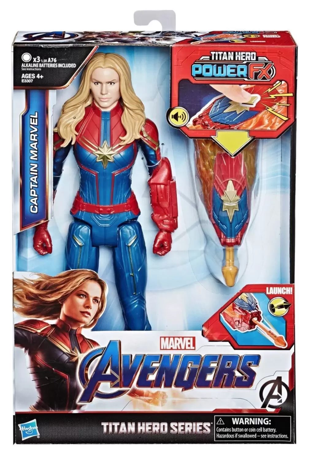 Titan Hero Series - Captain Marvel POWER FX  - Avengers