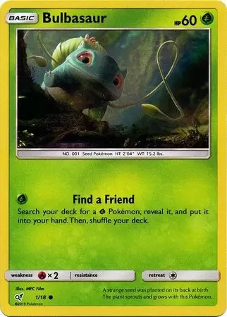 Detective Pikachu - Bulbasaur Holo