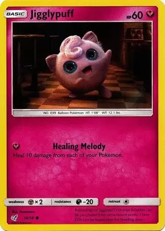 Detective Pikachu - Jigglypuff Holo