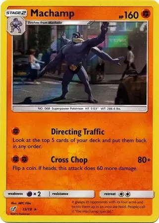 Detective Pikachu - Machamp Holo
