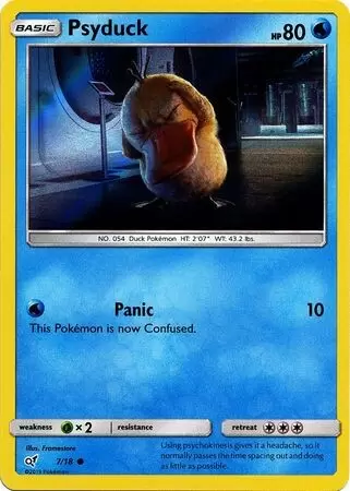 Detective Pikachu - Psyduck Holo