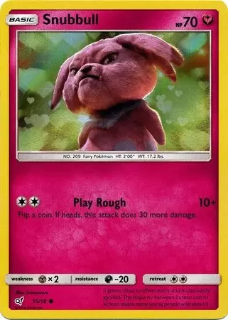 Detective Pikachu - Snubbull Holo