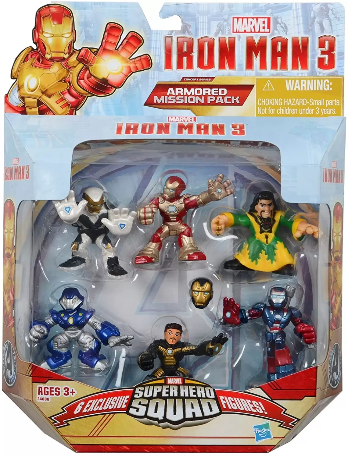 Marvel Super Hero Squad Action Figures - Iron Man 3 - Armored Mission Pack