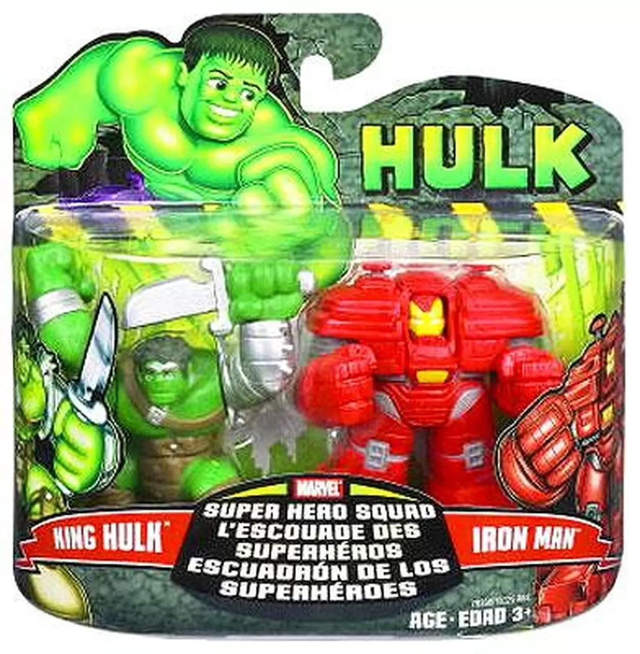 Marvel Super Hero Squad Action Figures - King Hulk & Iron Man