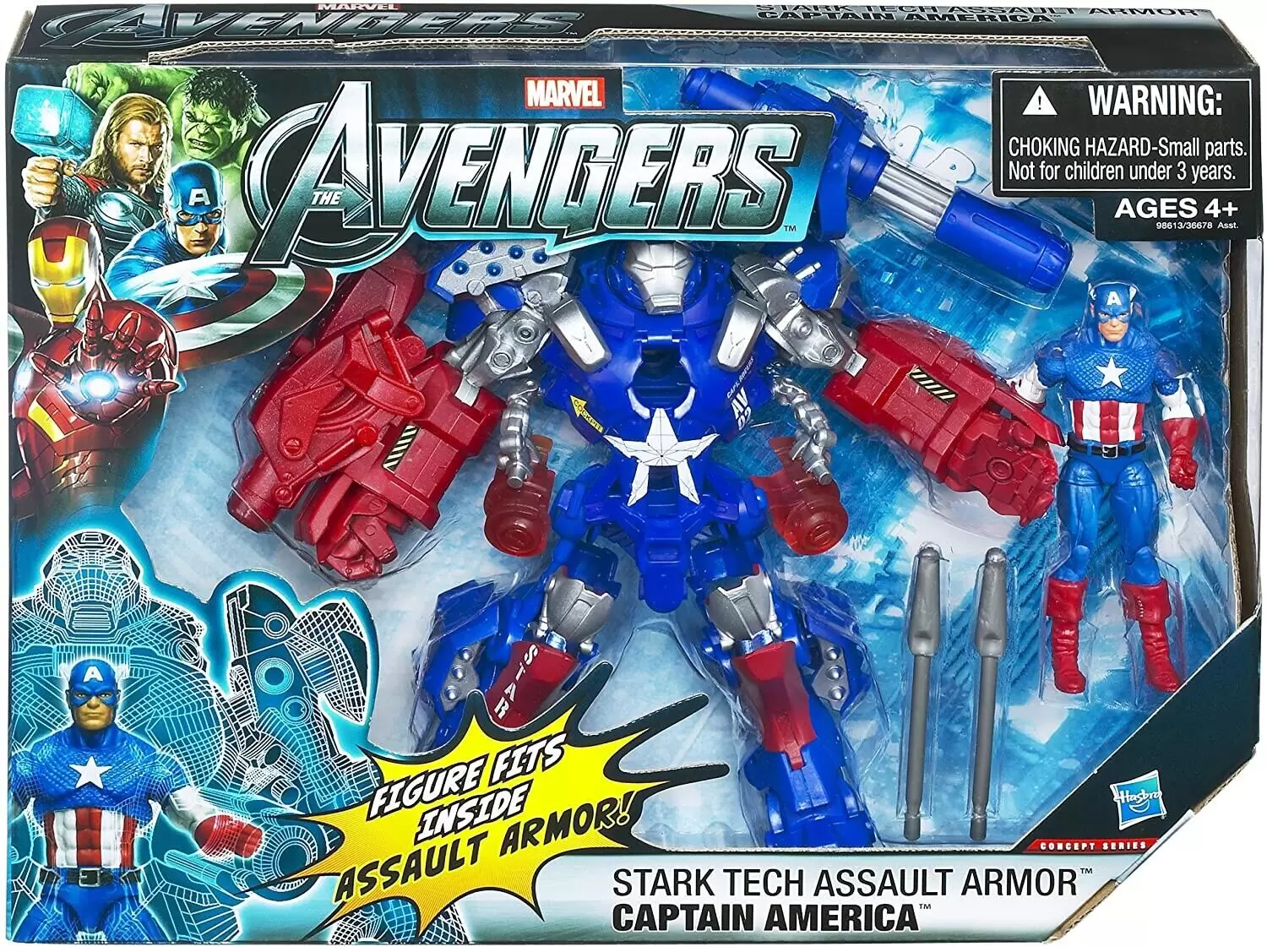 Avengers - Movie & Comic Series - Stark Tech Assault Armor Captain America