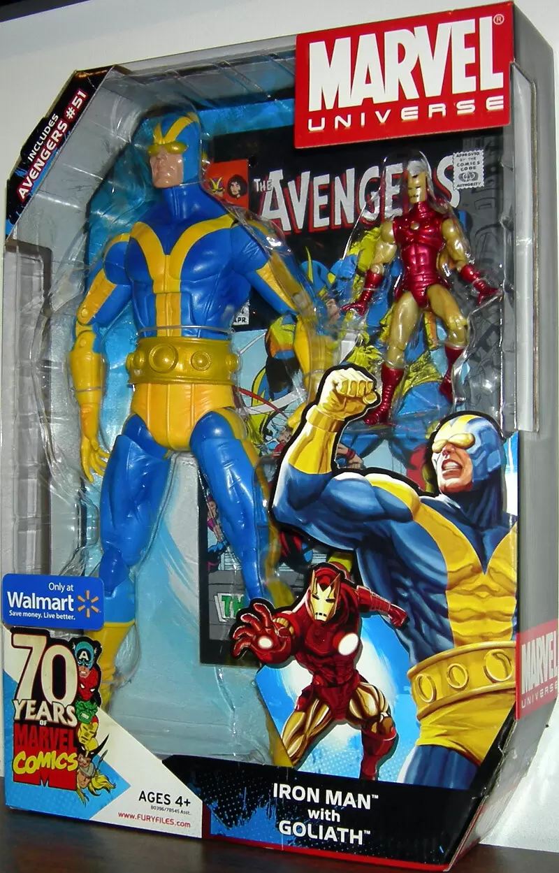Marvel Universe - Iron Man with Goliath (Blue)