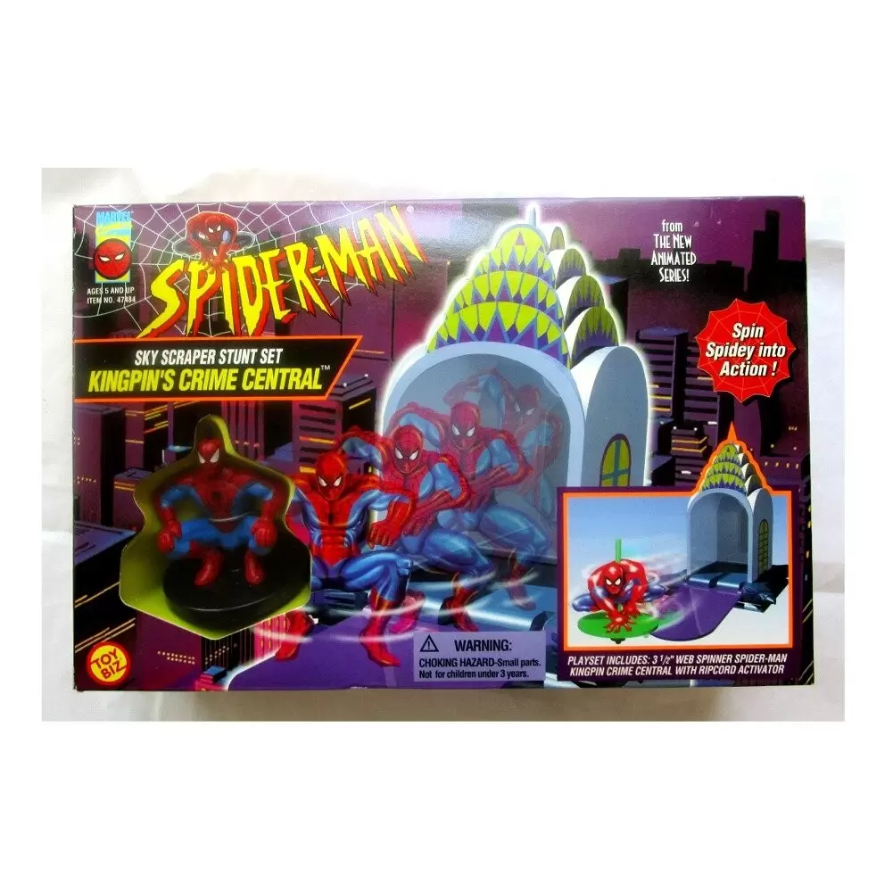 Spider-Man From The New Animated Series - Kingpin\'s Crime Central