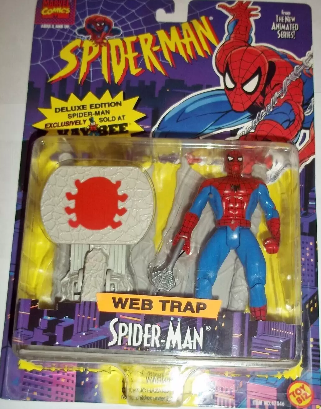 Spider-Man From The New Animated Series - Web Trap Spider-Man
