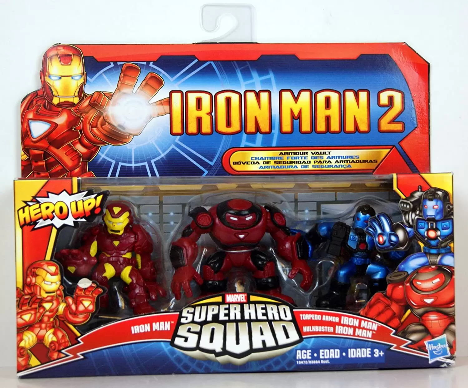 Marvel Super Hero Squad Action Figures - Iron Man 2 - Armor Vault
