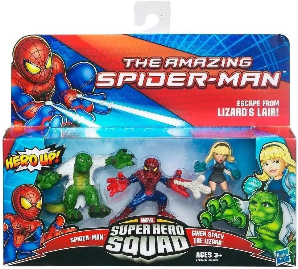 The Amazing Spider-Man - Escape Form Lizard's Lair - Marvel Super Hero  Squad Action Figures