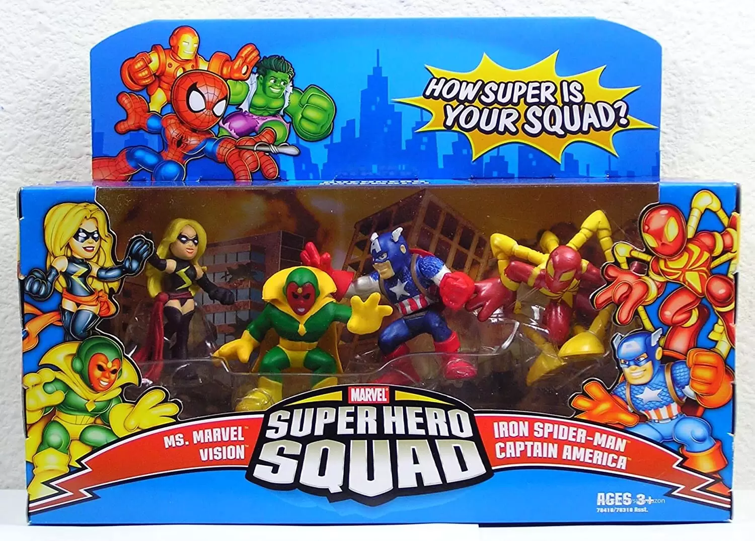 Marvel Super Hero Squad Action Figures - Avengers Assemble 4 Pack