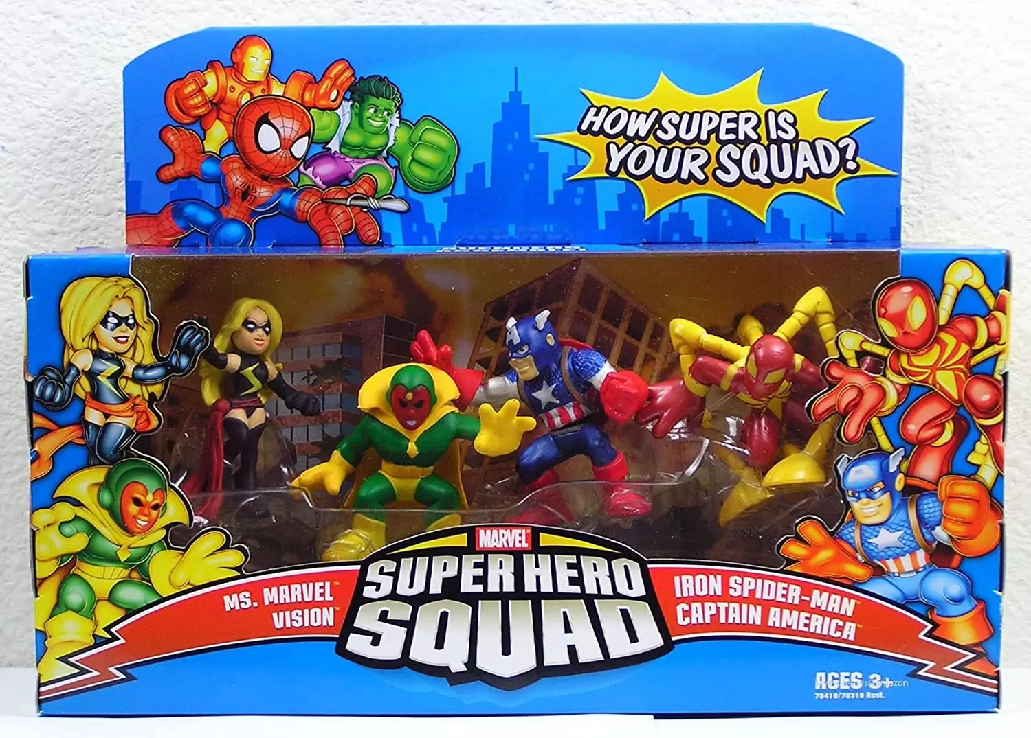 Marvel super deals hero squad figures