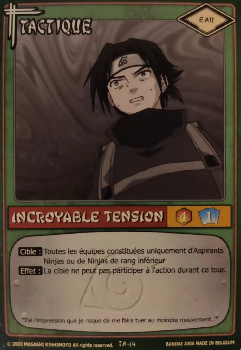 Cartes Naruto Série 01 - Incroyable Tension
