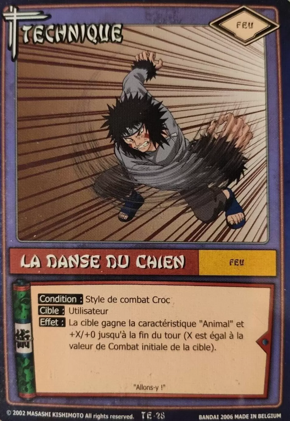Cartes Naruto Série 01 - La danse du chien