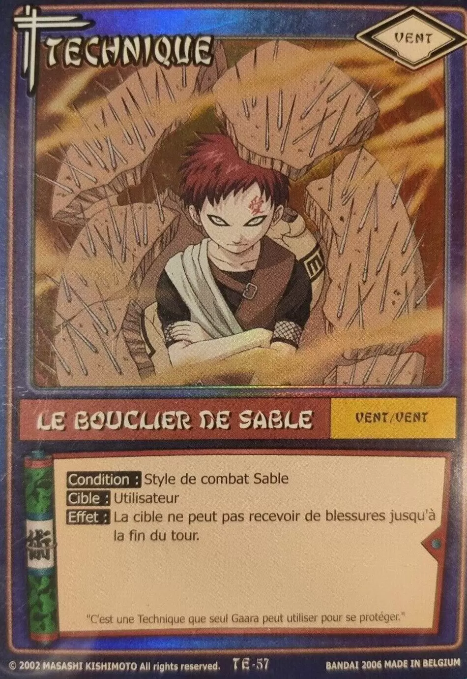 Cartes Naruto Série 01 - Le Bouclier De Sable