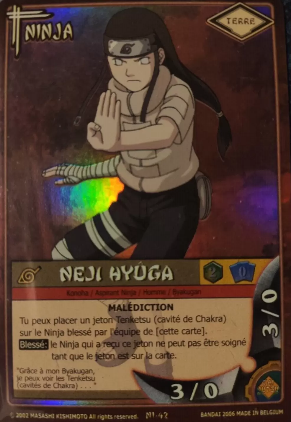 Cartes Naruto Série 01 - Neji Hyuga