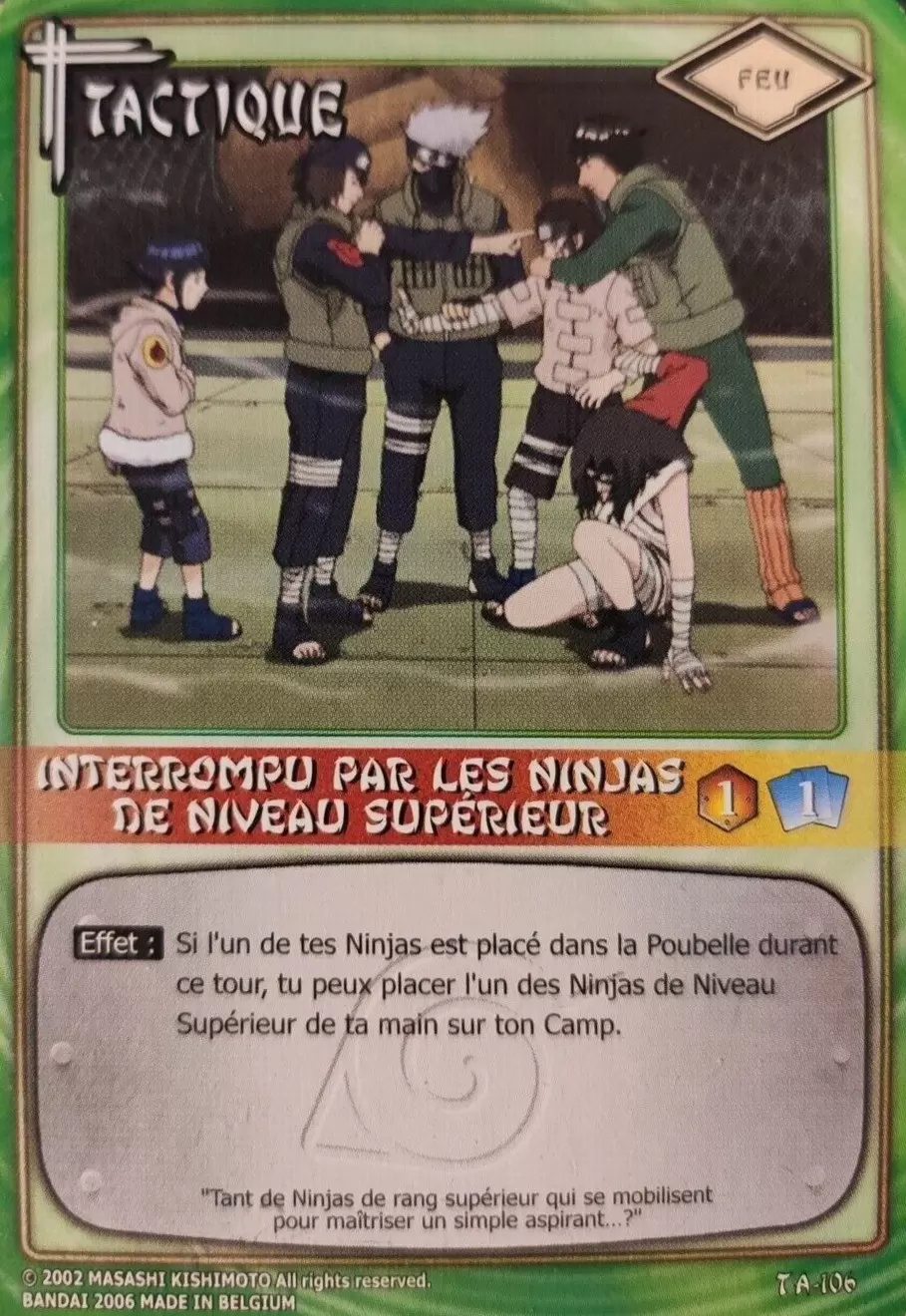 Cartes Naruto Série 02 - Interrompu Par Les Ninjas De Niveau Supérieur