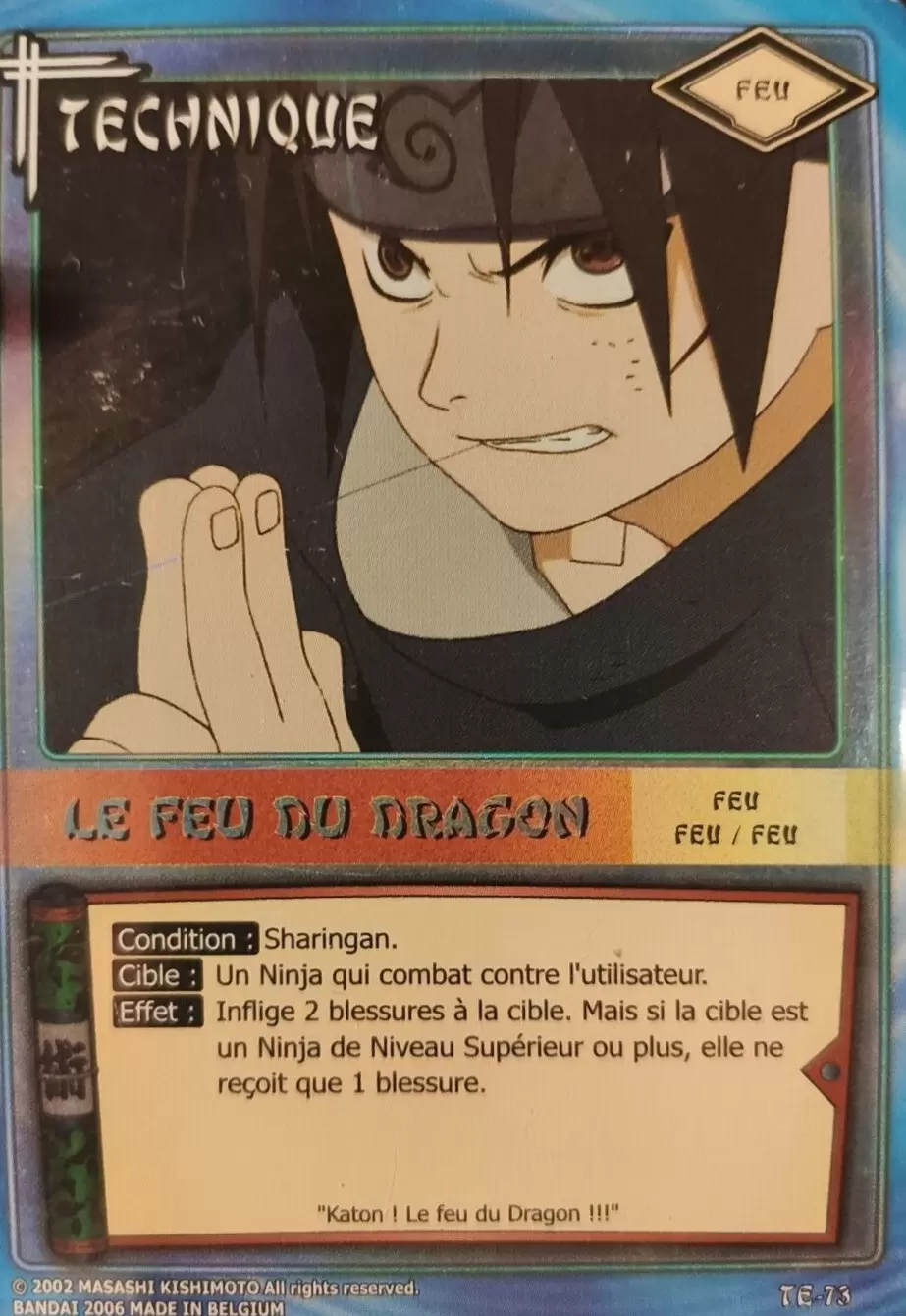 Cartes Naruto Série 02 - Le Feu Du Dragon