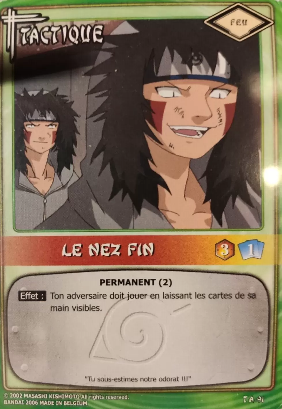 Cartes Naruto Série 02 - Le nez fin