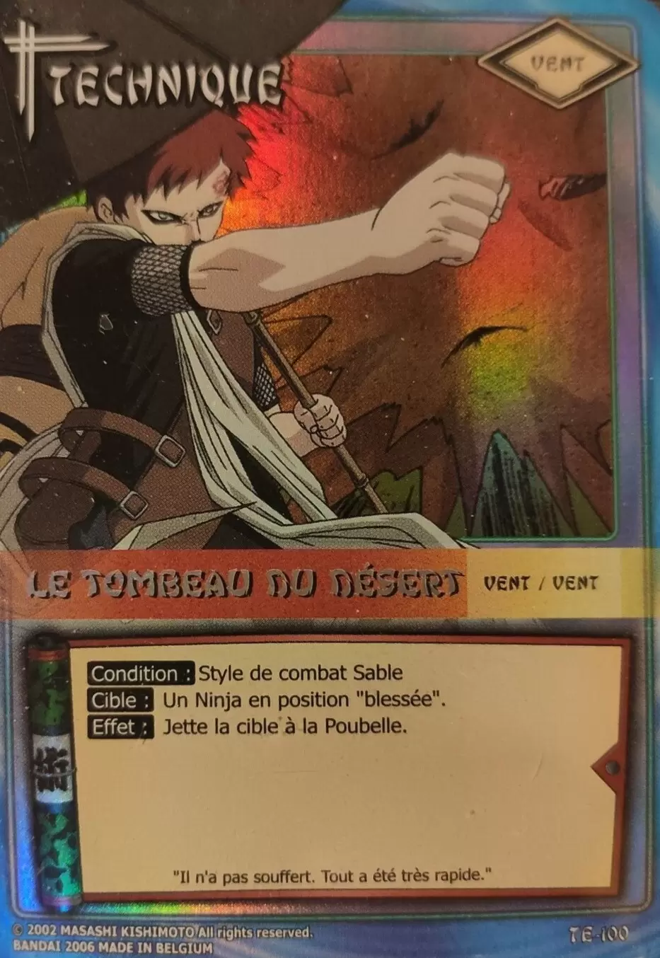 Cartes Naruto Série 02 - Détruire Konoha - Le Tombeau Du Désert