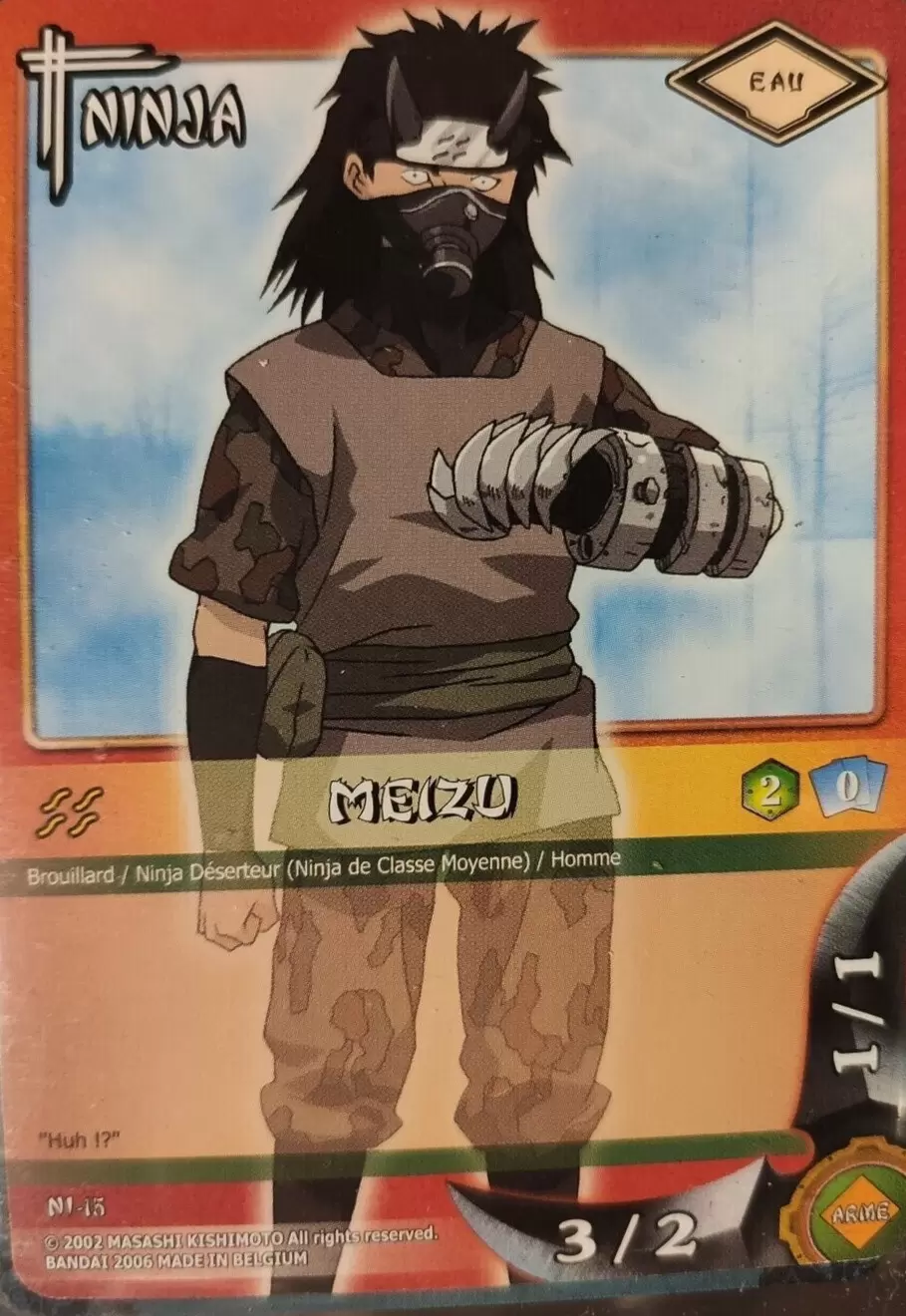 Cartes Naruto Série 02 - Meizu