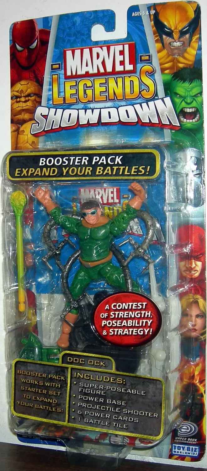 Marvel Legends DOC OCK Spider-Man 2 Movie Tentacle Attack DOCTOR OCTOPUS  Toybiz
