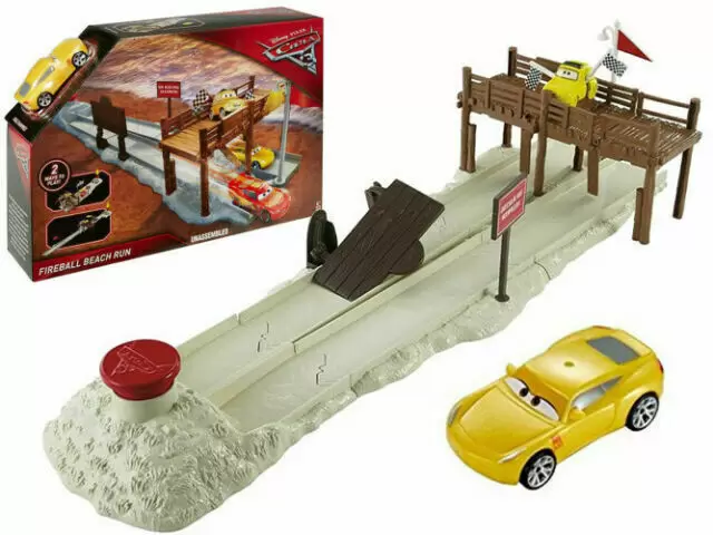 Cars - Playsets - Fire ball Beach Run