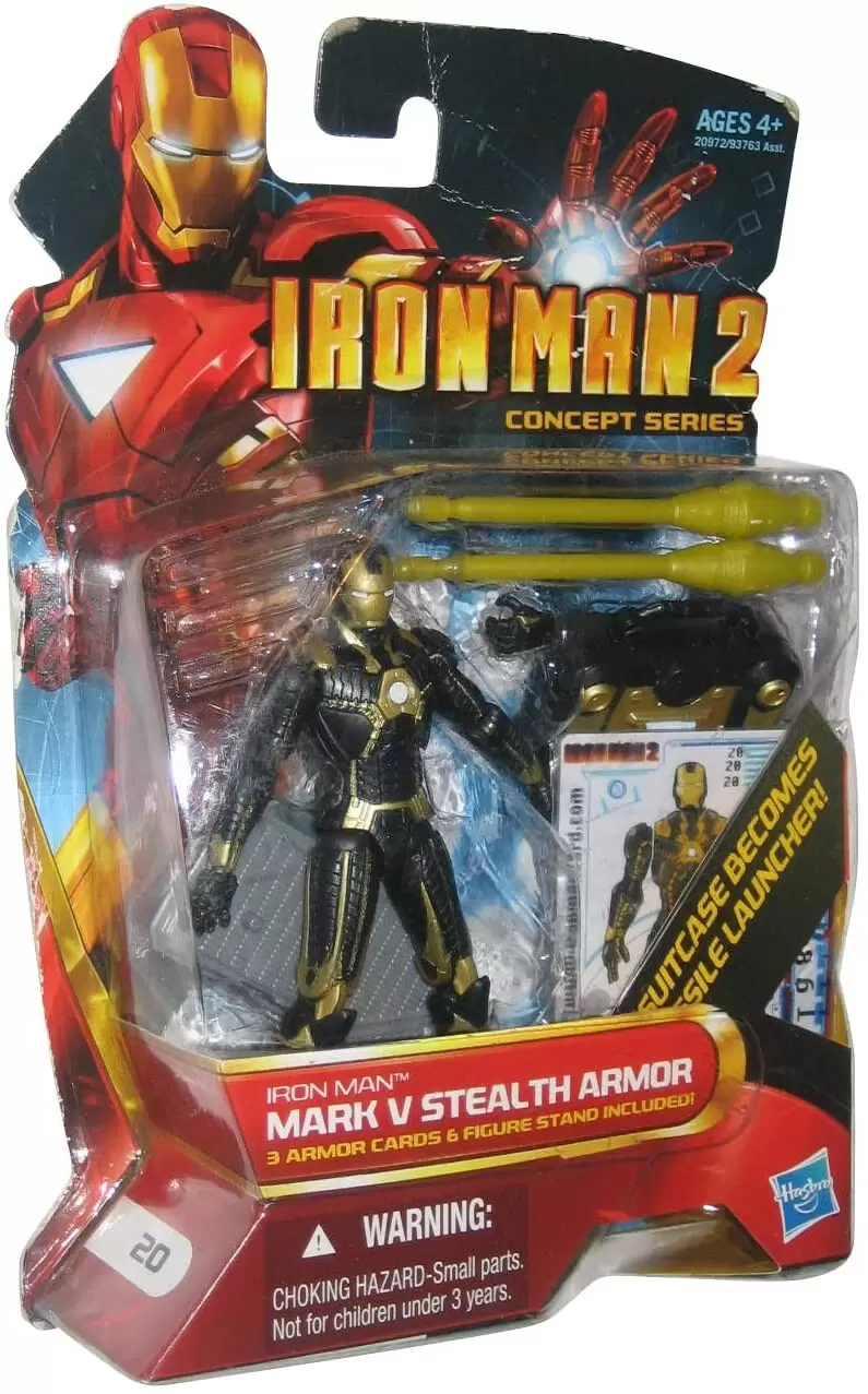 Iron Man 2 - Movie & Comic Series - Iron Man Mark V Stealth Armor
