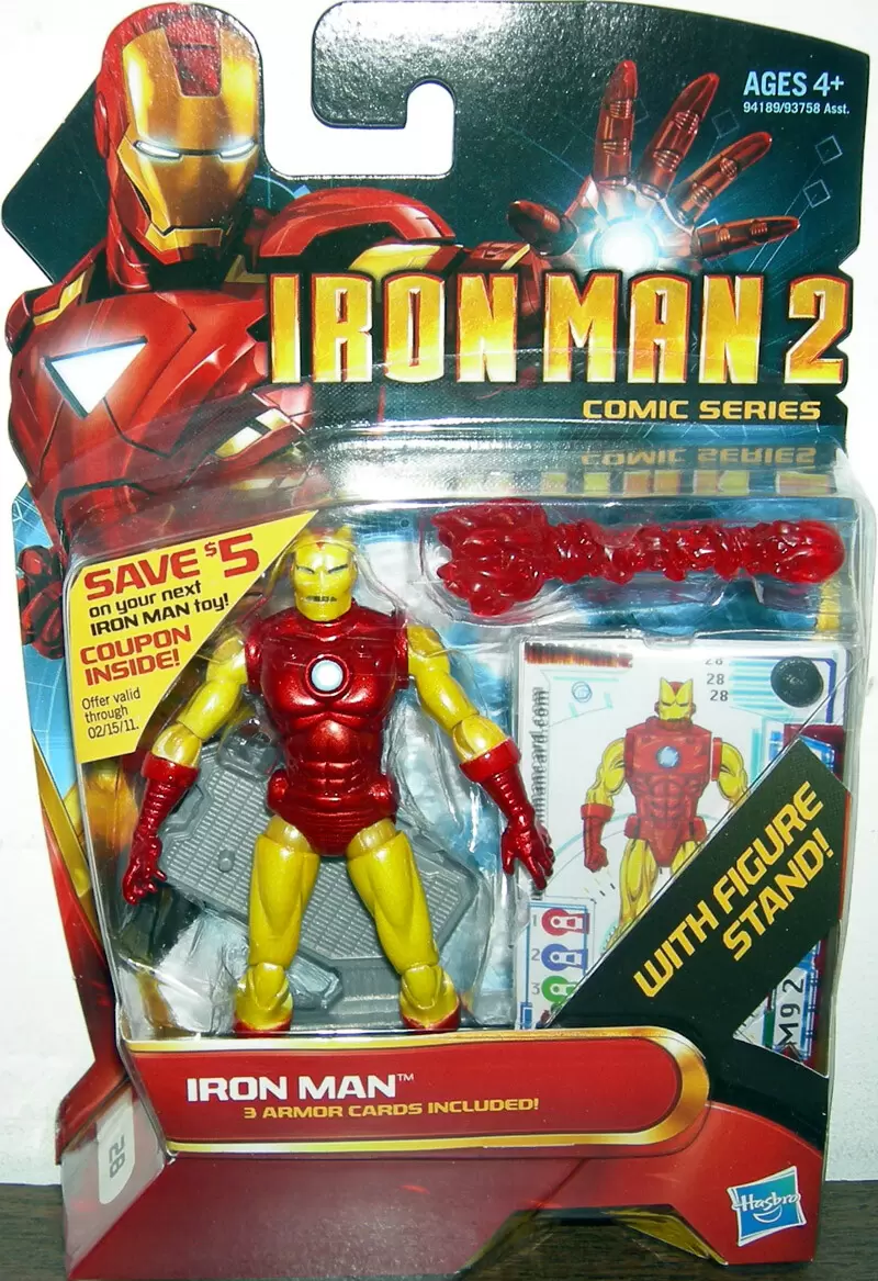 Iron Man 2 - Movie & Comic Series - Iron Man with Figure Stand
