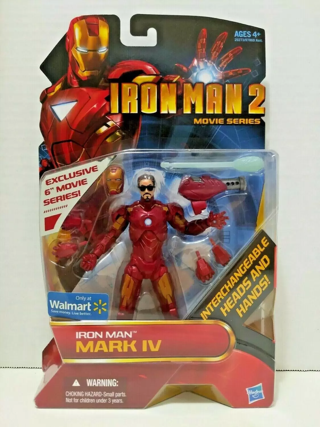 Iron Man 2 - Movie & Comic Series - Iron Man Mark IV Interchangeable Heads and Hands