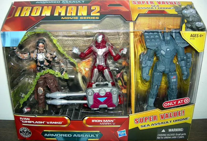 Iron Man 2 - Movie & Comic Series - Armored Assault 3 Pack