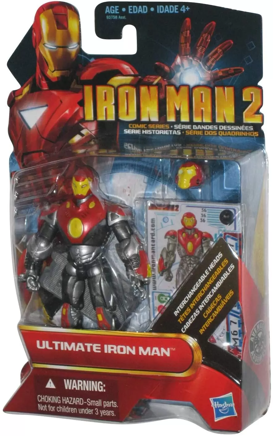 Iron Man 2 - Movie & Comic Series - Ultimate Iron Man Interchangeable Heads