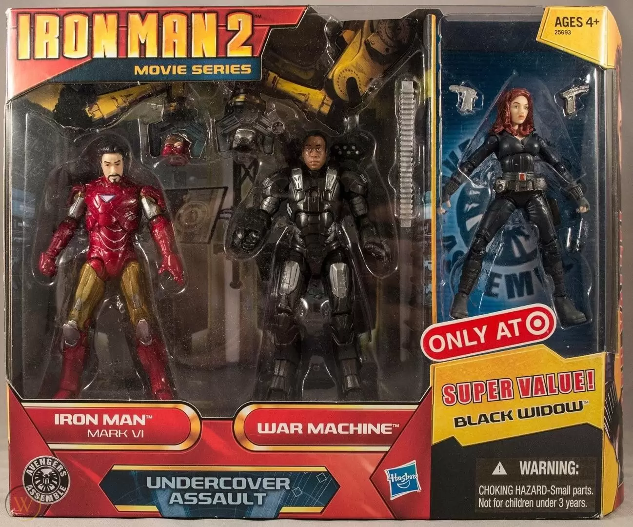 Iron Man 2 - Movie & Comic Series - Undercover Assault 3 Pack