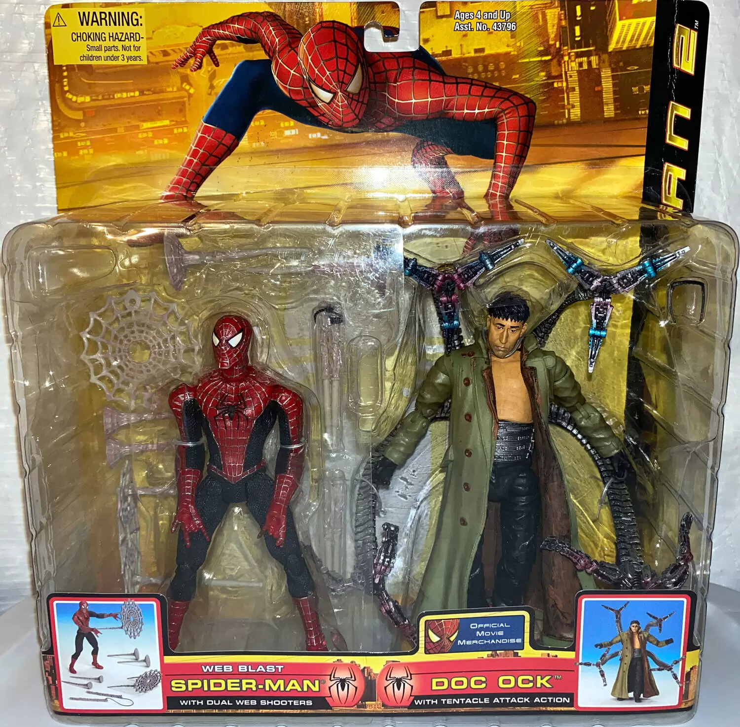 Marvel's Spider-Man 2 Spin & Kick Spider-Man Action Figure Toy Biz