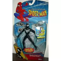 Black Costume Spider-Man Snap-On Jet Pack