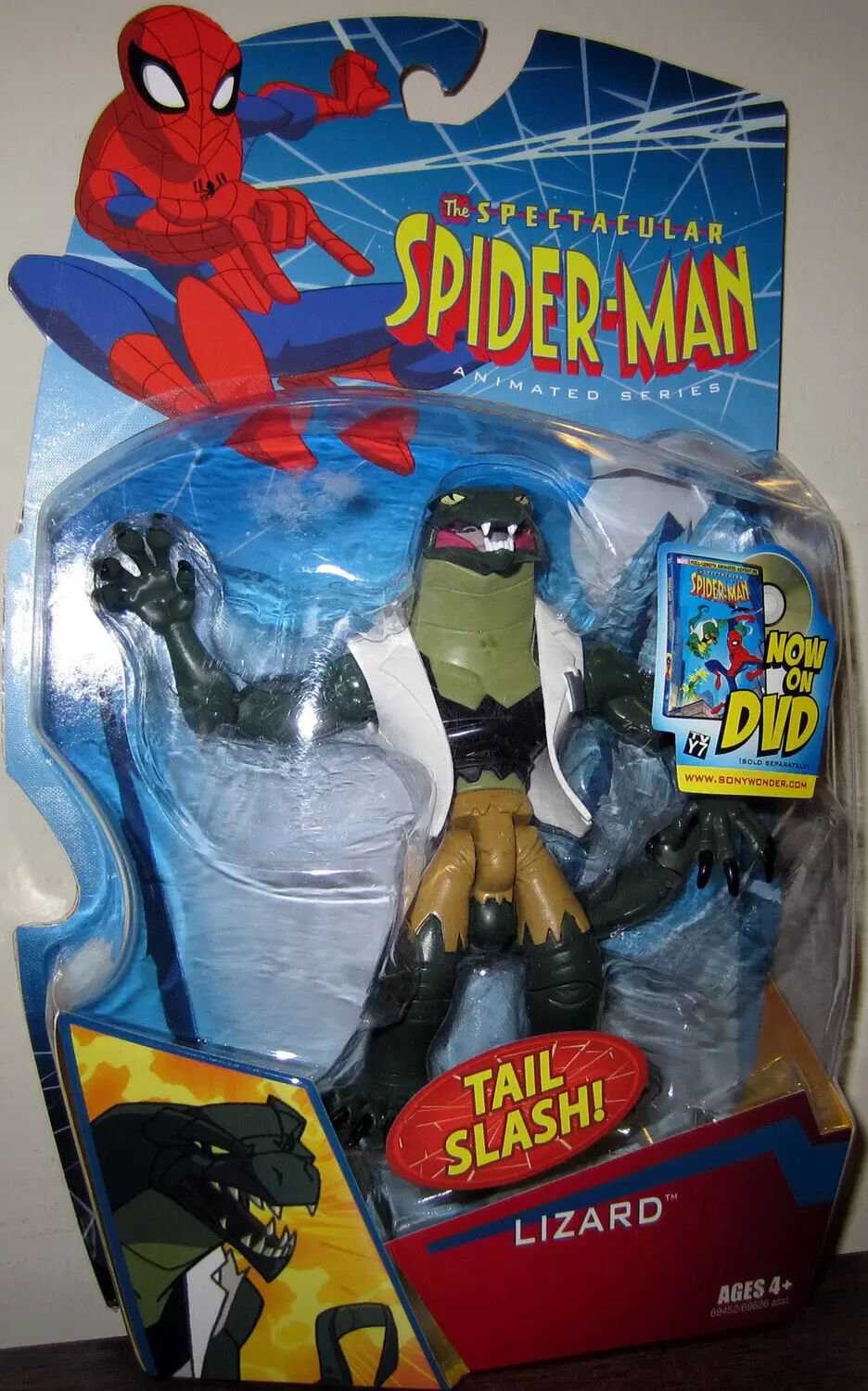 spectacular spider man lizard toy