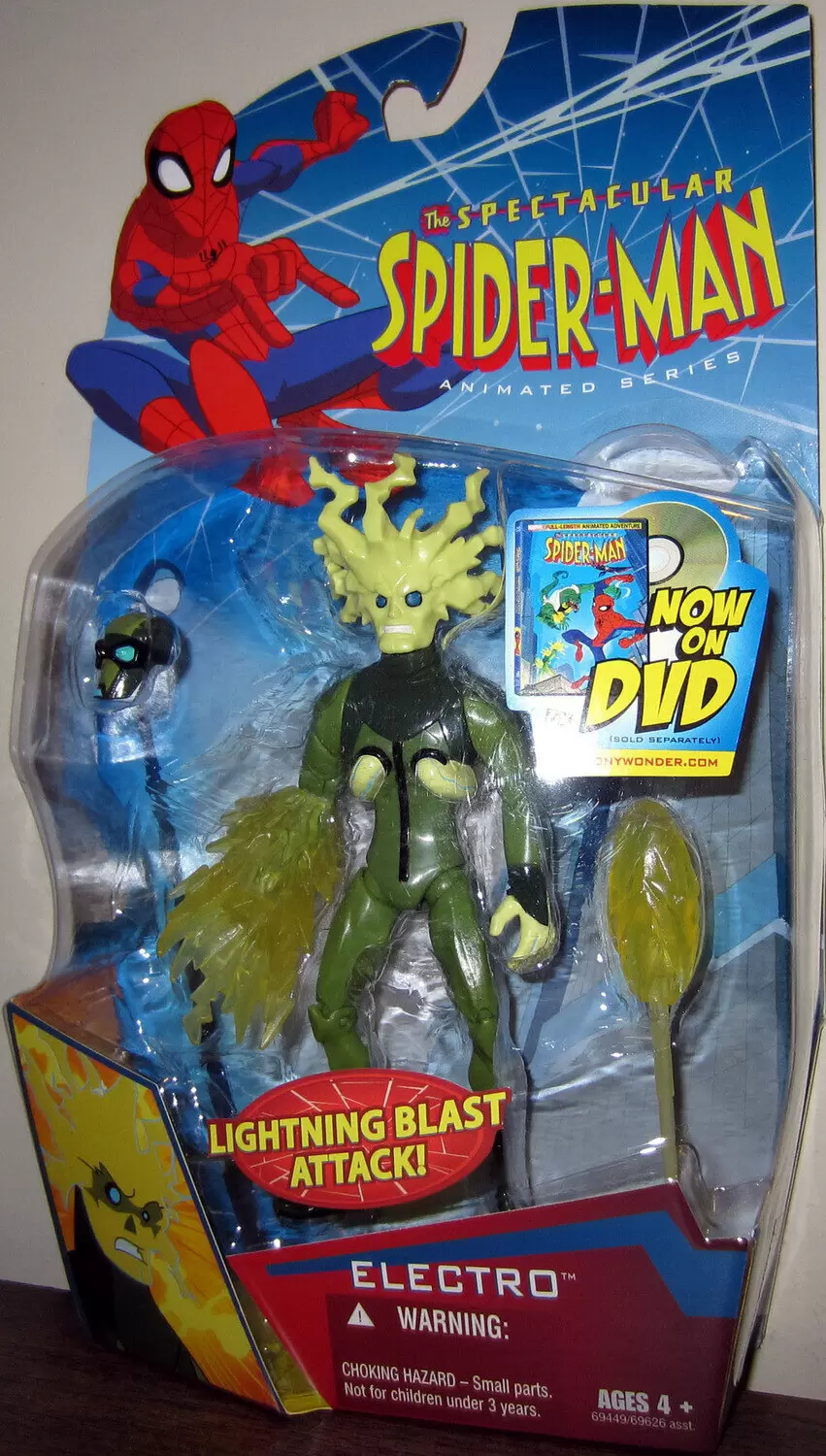 The Spectacular Spider-Man Action Figures - Electro Lightning Blast Attack