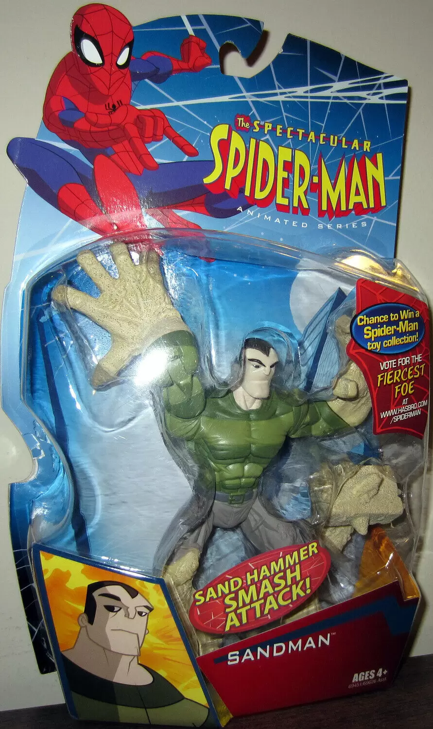 spectacular spider man sandman toy