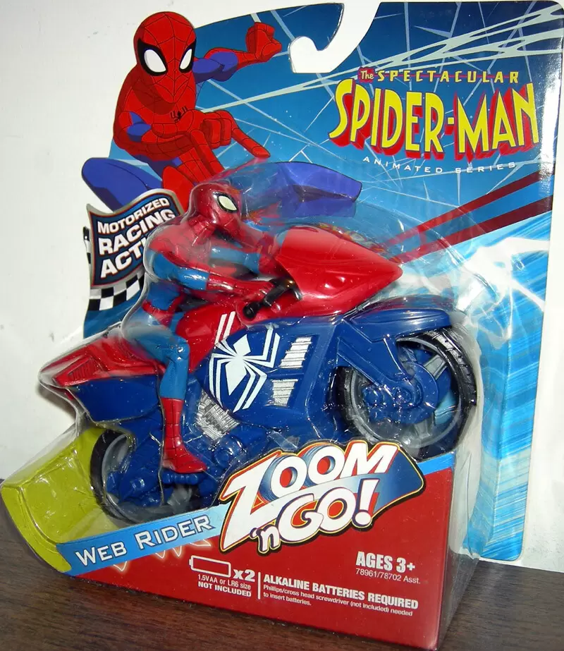 The Spectacular Spider-Man Action Figures - Zoom\'N Go Web Rider