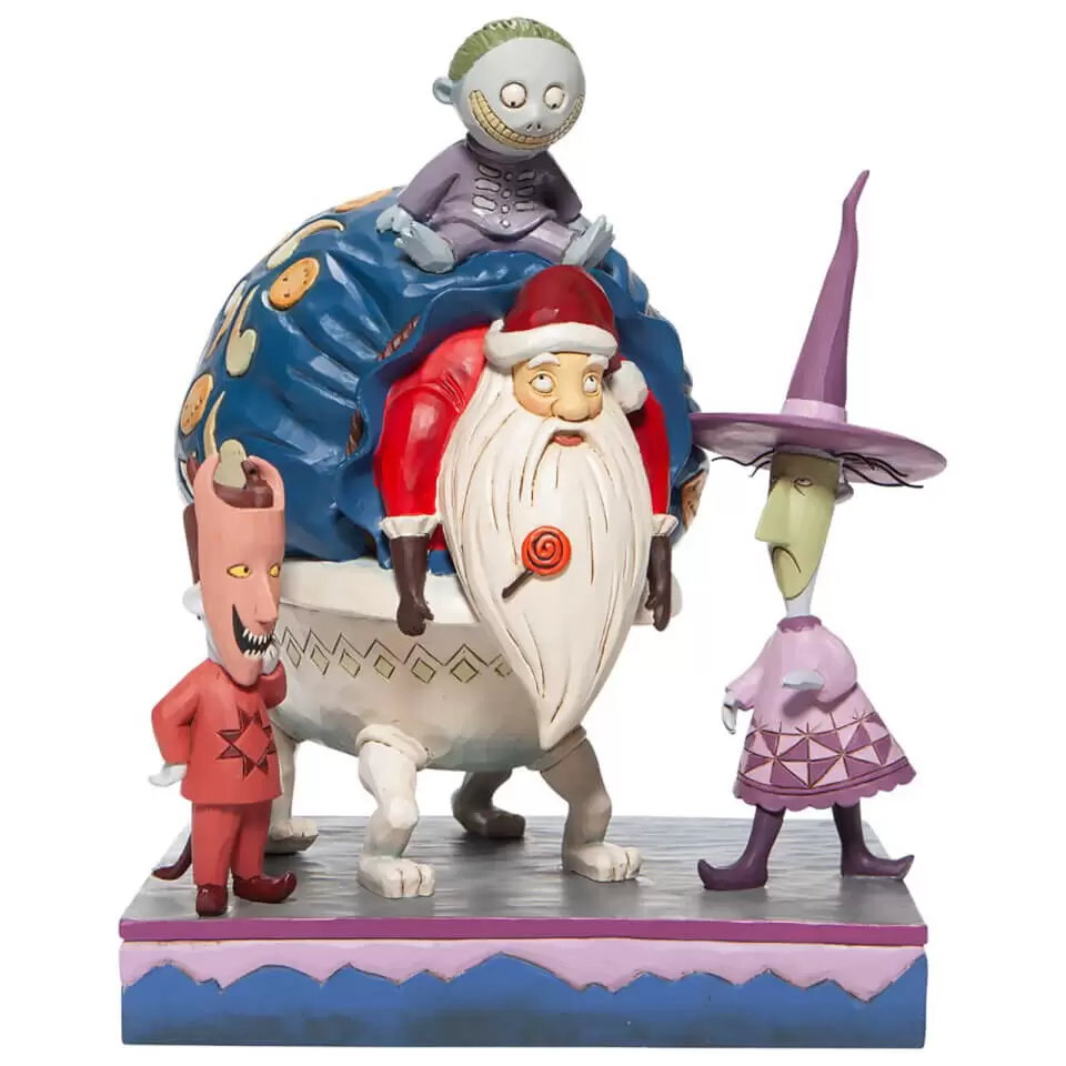 Disney Traditions by Jim Shore - Lock, Shock & Barrel with Santa