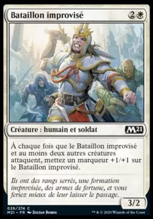 Core Set 2021 - Bataillon improvisé
