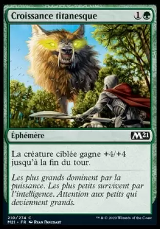 Core Set 2021 - Croissance titanesque