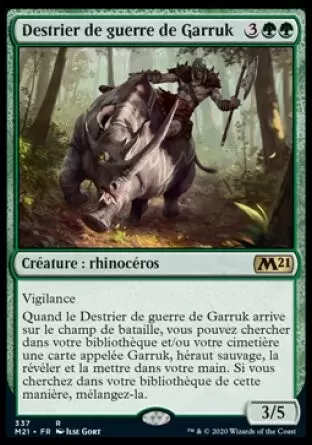 Core Set 2021 - Destrier de guerre de Garruk