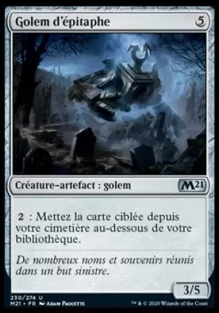 Core Set 2021 - Golem d\'épitaphe