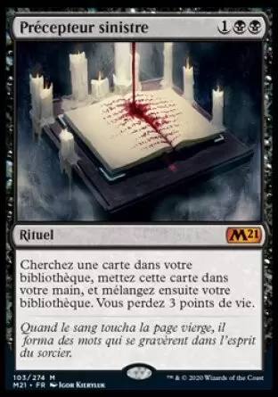 Core Set 2021 - Précepteur sinistre