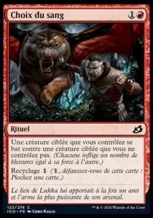 Ikoria : La Terre des Béhémoths - Choix du sang